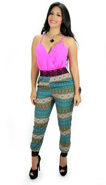 3573 Printed Jogger Pant Trendy by Keila Hernández