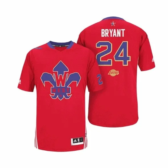 ADIDAS NBA CAMISETA BRYANT ALLSTAR 2014 OESTE (ROJO/PURPURA)