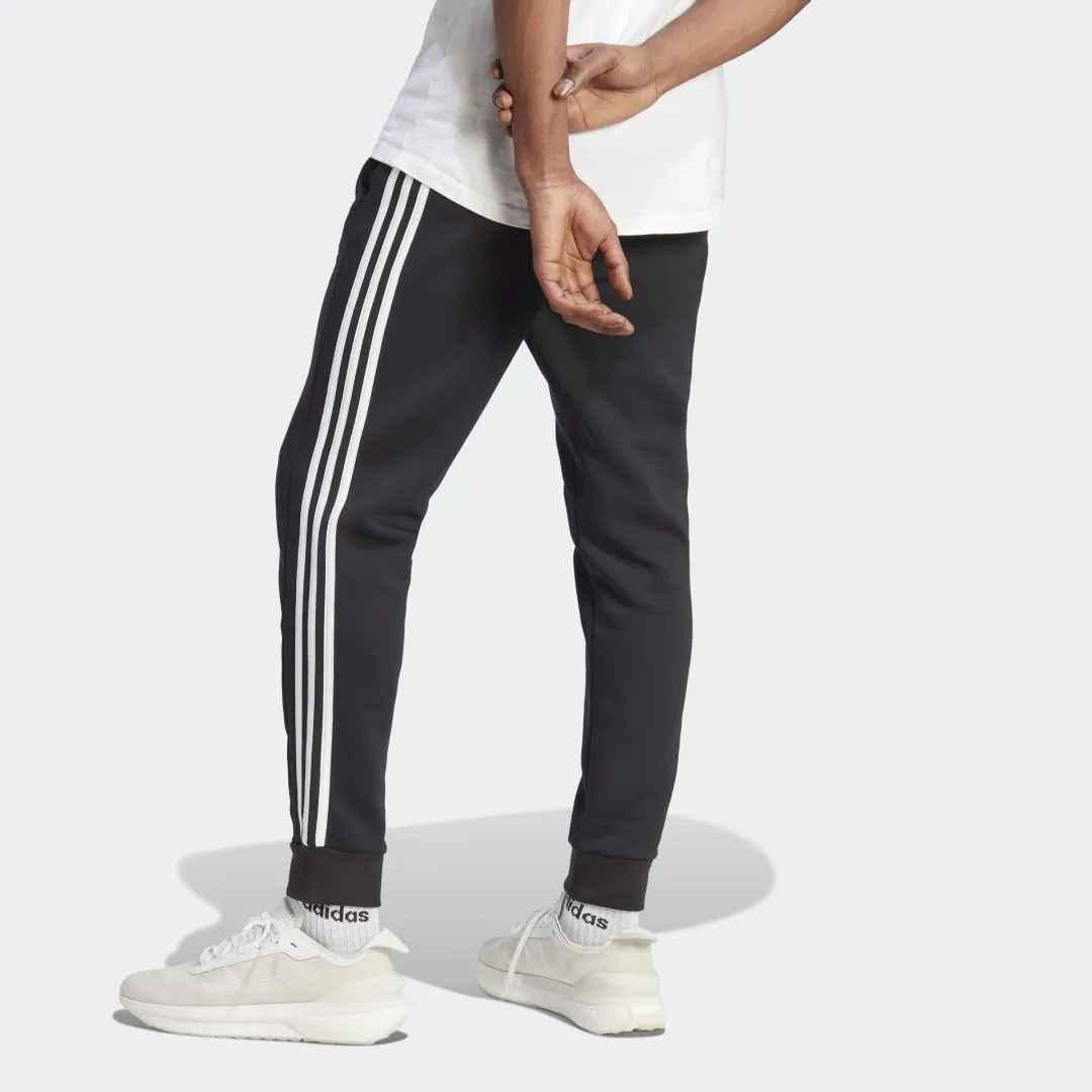 ADIDAS ORIGINALS ESSENTIALS FLEECE 3STRIPES TAPERED CUFF PANTS