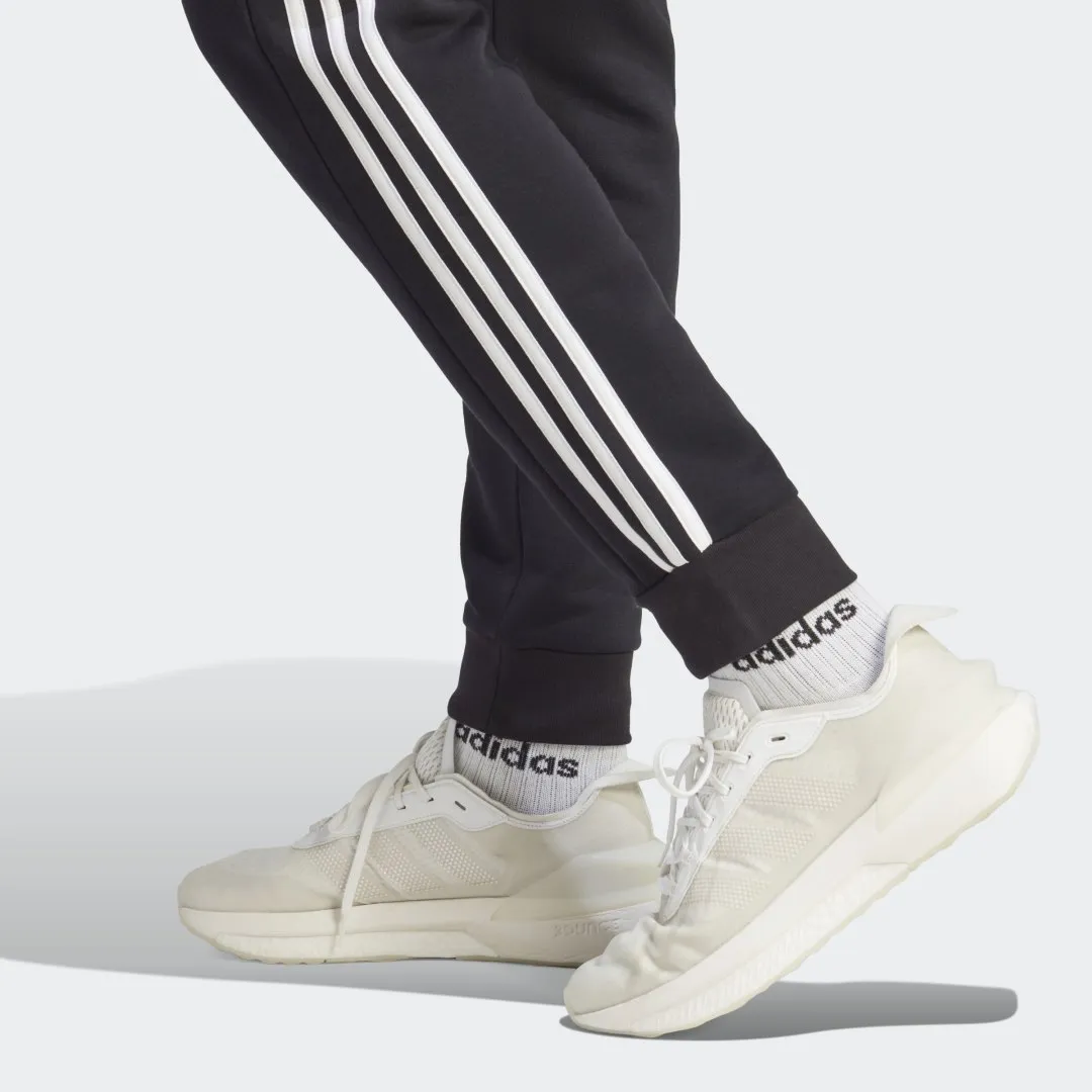 ADIDAS ORIGINALS ESSENTIALS FLEECE 3STRIPES TAPERED CUFF PANTS