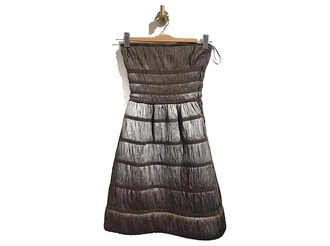 Alaïa ALAIA Vestidos T.Seda S Internacional Castaño 