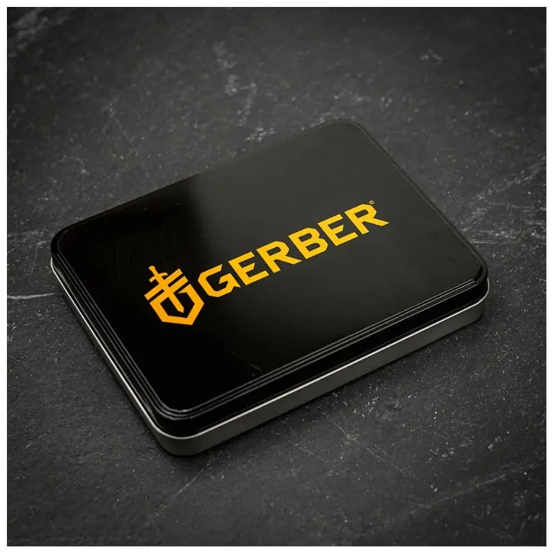Alicates multiusos Gerber Truss &amp Wallet Lata de regalo 4L