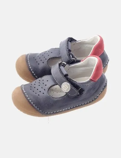Andanines Zapatilla azul marino liso