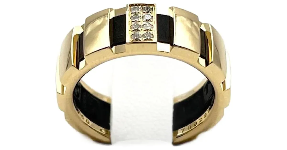 Anillo de oro amarillo con diamante Chaumet 