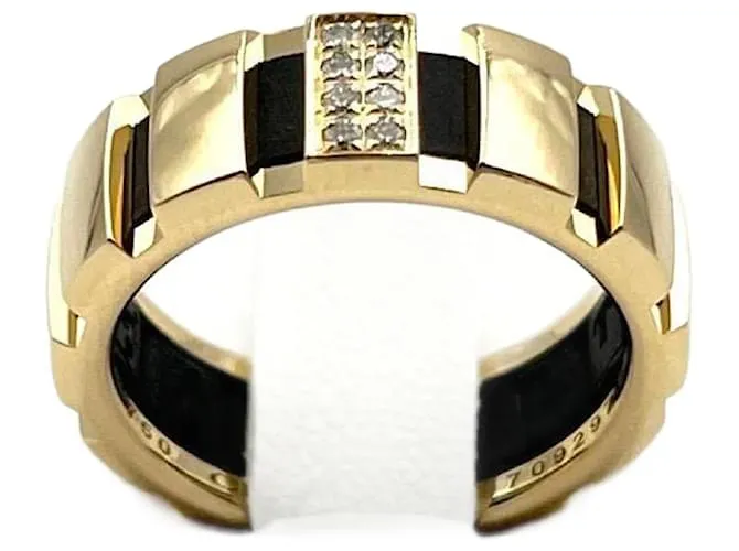 Anillo de oro amarillo con diamante Chaumet 