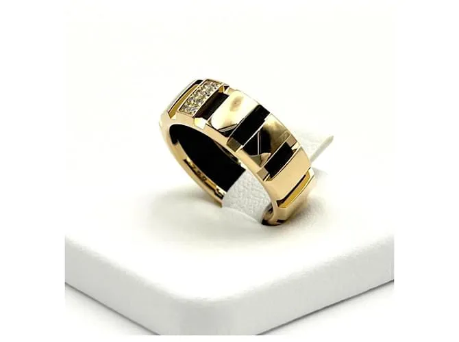 Anillo de oro amarillo con diamante Chaumet 