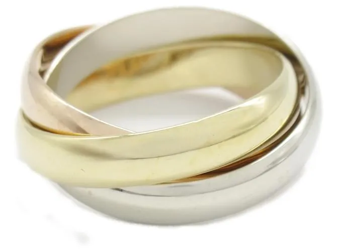 Anillo Trinity de Cartier Dorado 