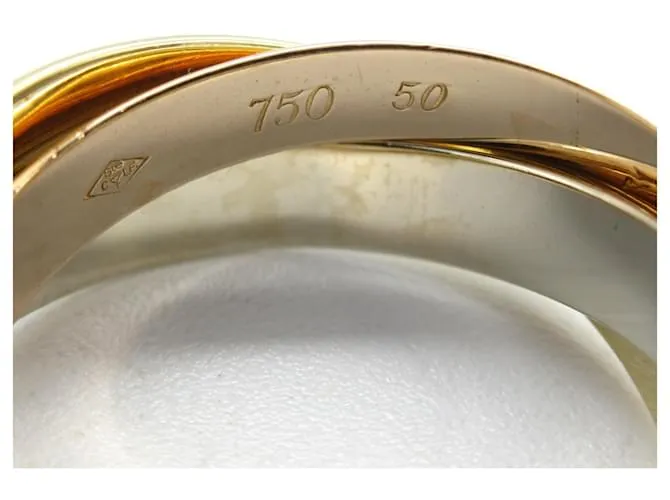 Anillo Trinity de Cartier Dorado 
