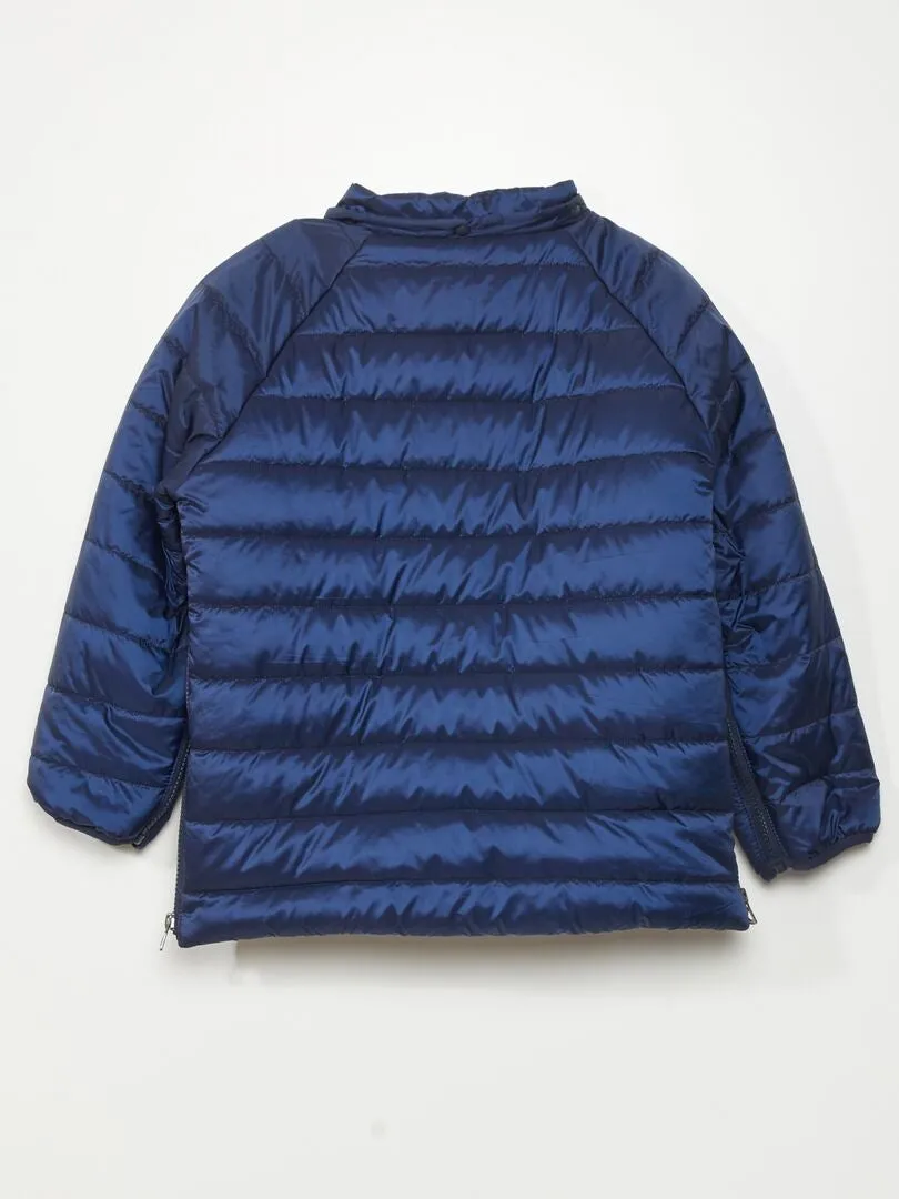 ANORAK ACOLCHADO CON CAPUCHA  SO EASY  NEGRO IRIS