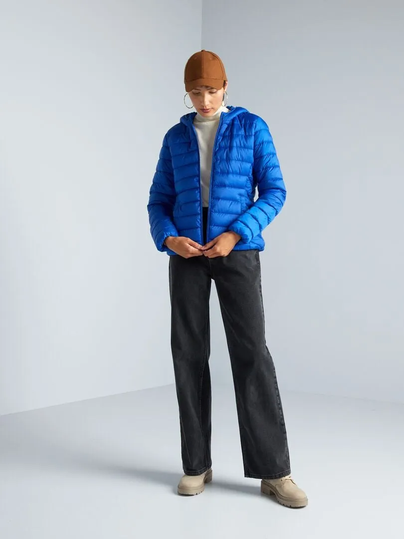 ANORAK ACOLCHADO DE BOTELLAS RECICLADAS  AZUL