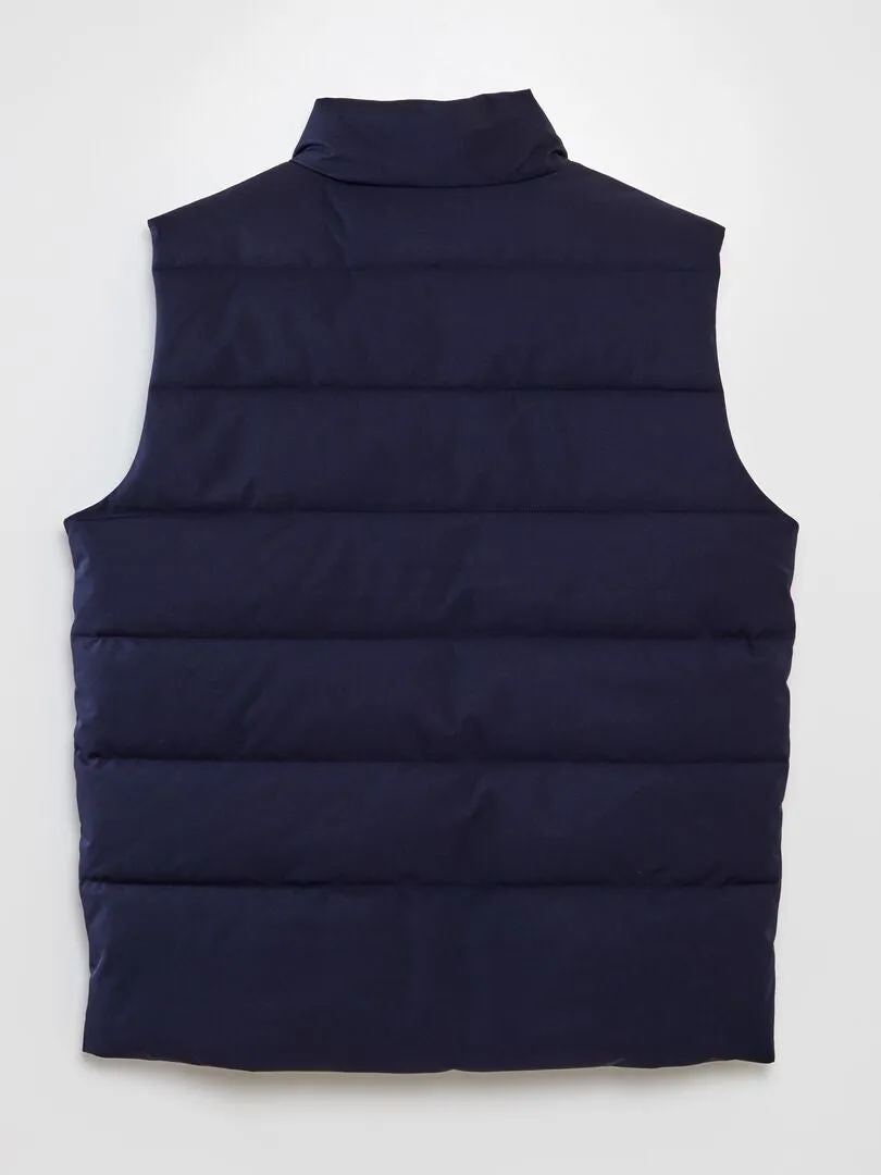 ANORAK ACOLCHADO SIN MANGAS  AZUL