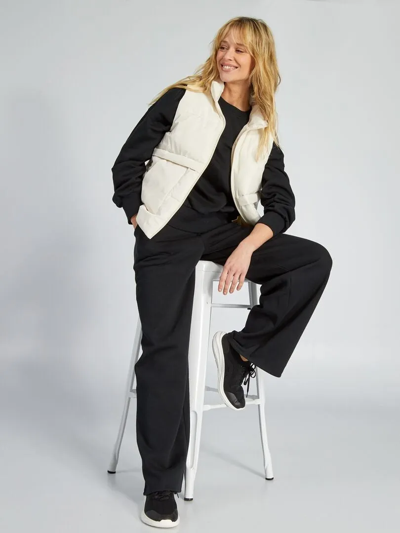 ANORAK ACOLCHADO SIN MANGAS  BLANCO
