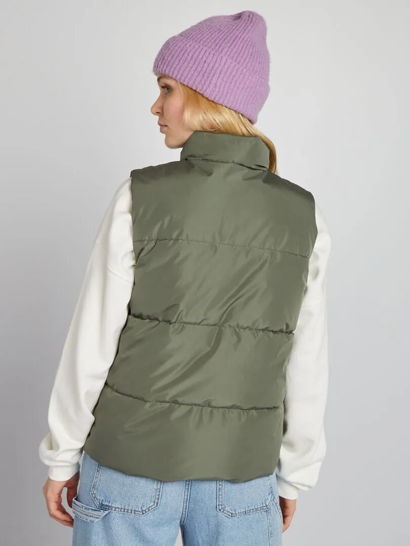 ANORAK ACOLCHADO SIN MANGAS  KAKI