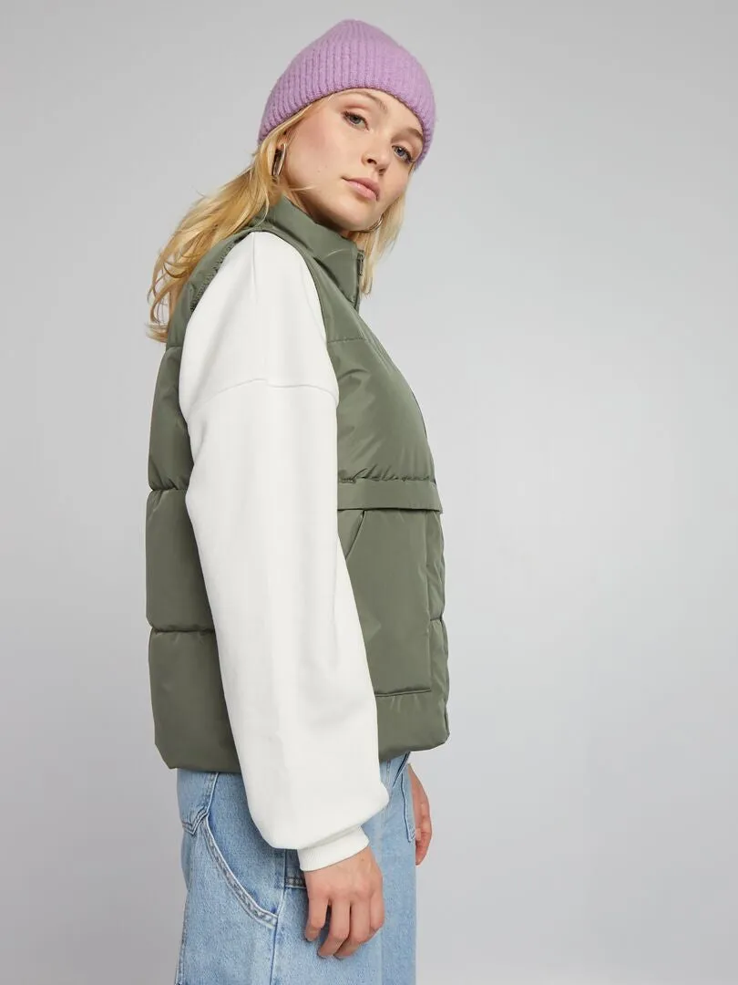 ANORAK ACOLCHADO SIN MANGAS  KAKI