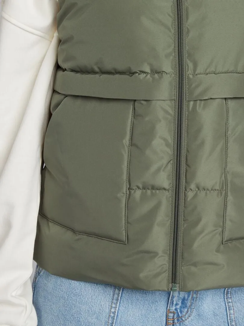 ANORAK ACOLCHADO SIN MANGAS  KAKI