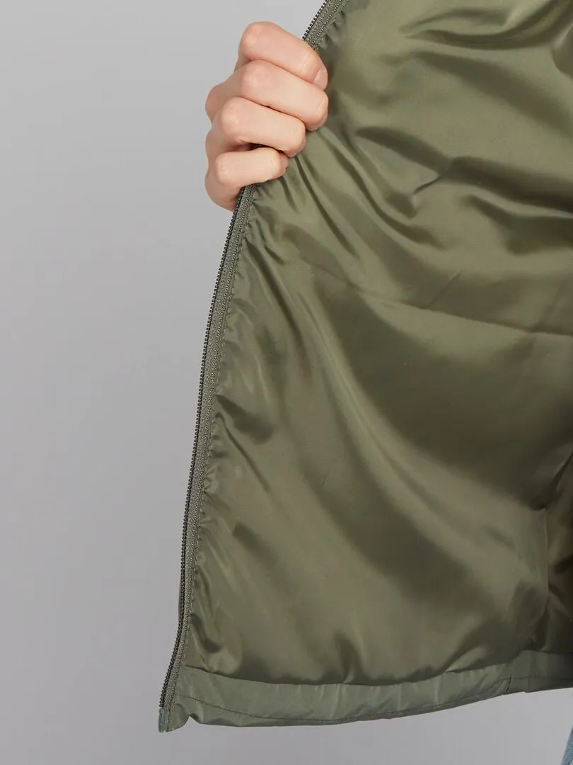 ANORAK ACOLCHADO SIN MANGAS  KAKI