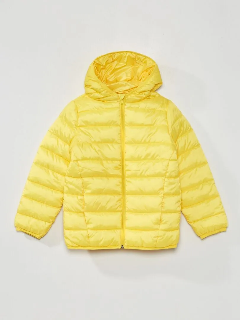 ANORAK DE BOTELLAS RECICLADAS  AMARILLO