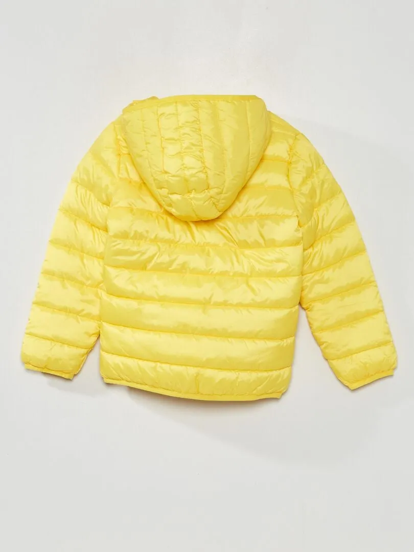 ANORAK DE BOTELLAS RECICLADAS  AMARILLO