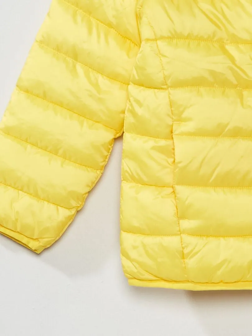 ANORAK DE BOTELLAS RECICLADAS  AMARILLO
