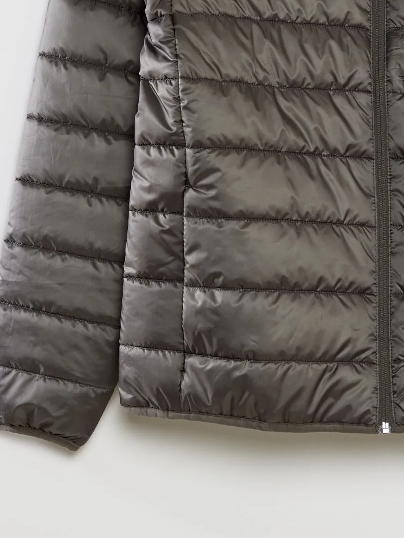 ANORAK DE BOTELLAS RECICLADAS  GRIS
