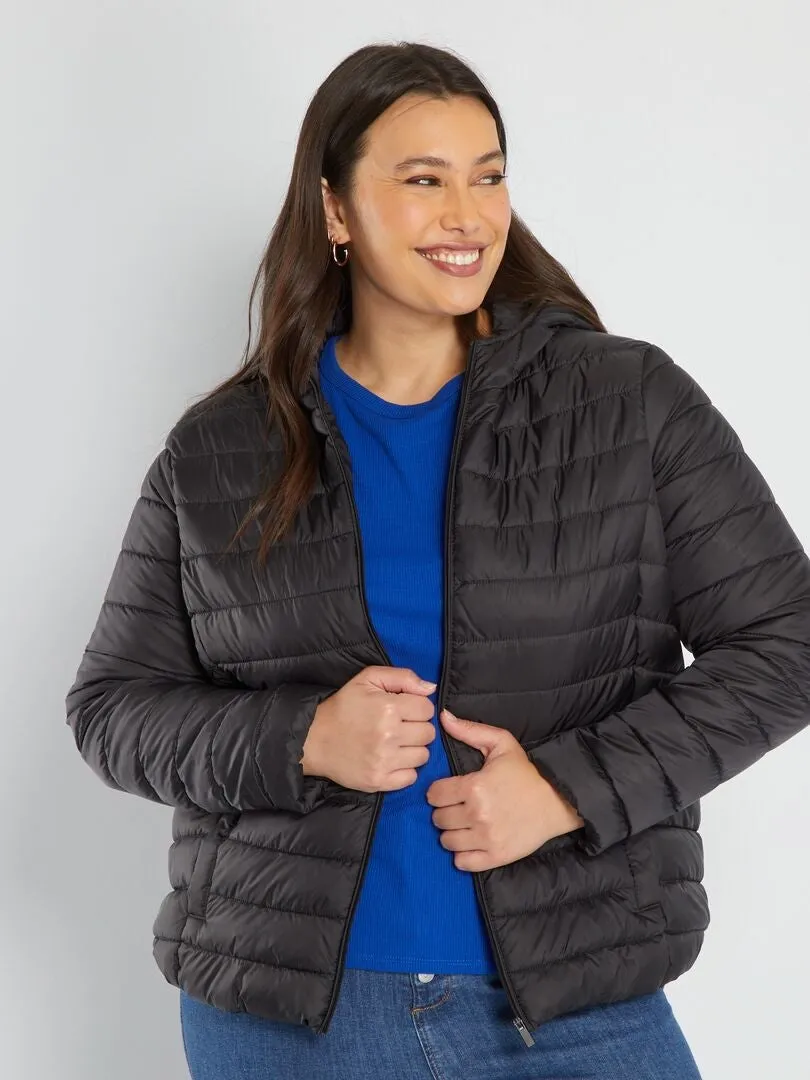 ANORAK DE BOTELLAS RECICLADAS  NEGRO