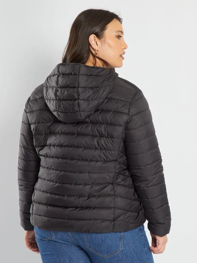 ANORAK DE BOTELLAS RECICLADAS  NEGRO