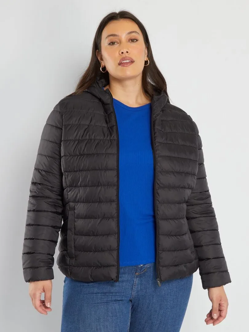 ANORAK DE BOTELLAS RECICLADAS  NEGRO