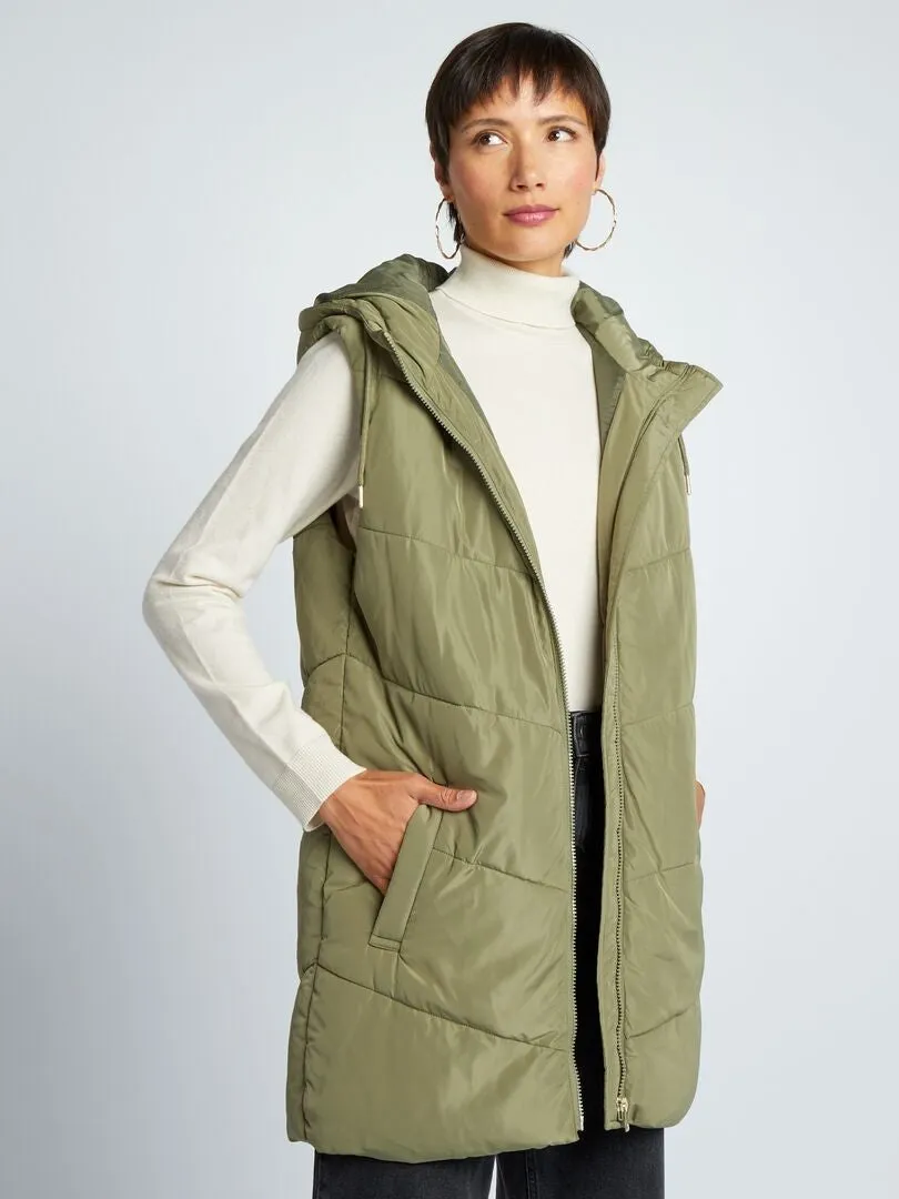 ANORAK LARGO SIN MANGAS  KAKI