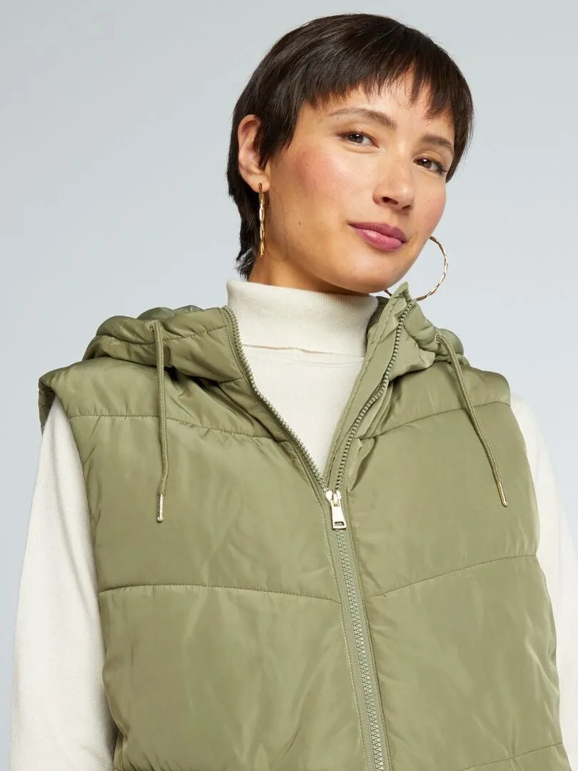 ANORAK LARGO SIN MANGAS  KAKI