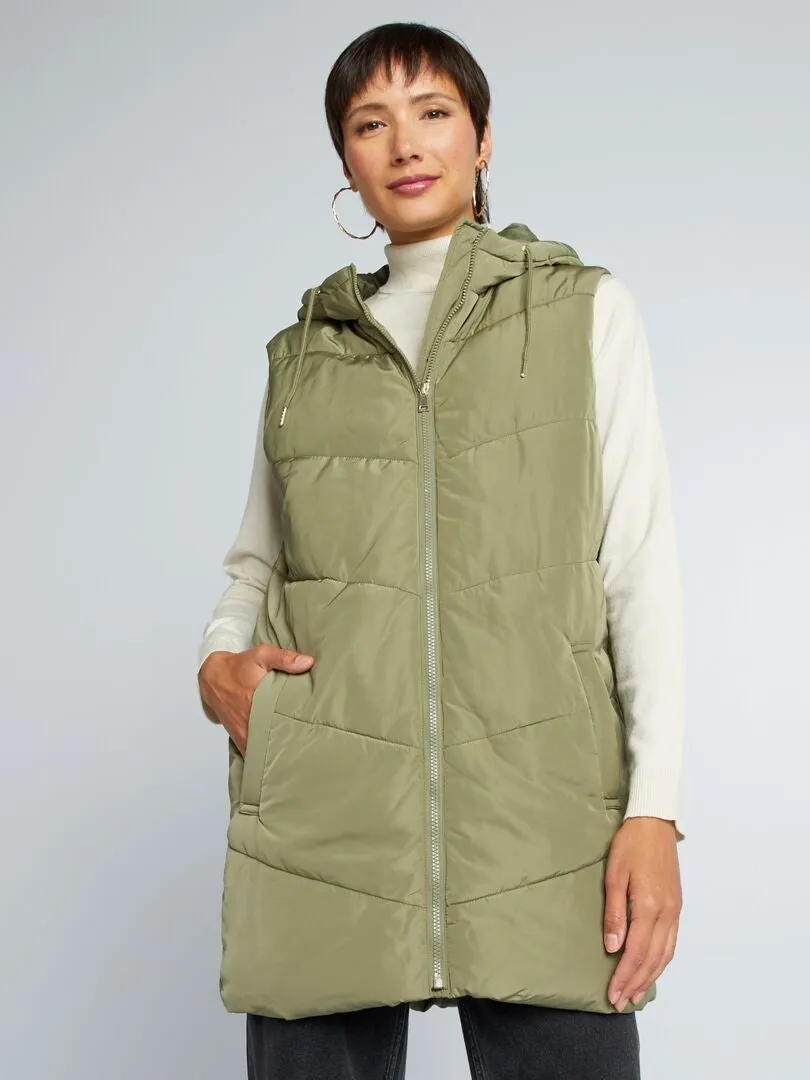ANORAK LARGO SIN MANGAS  KAKI