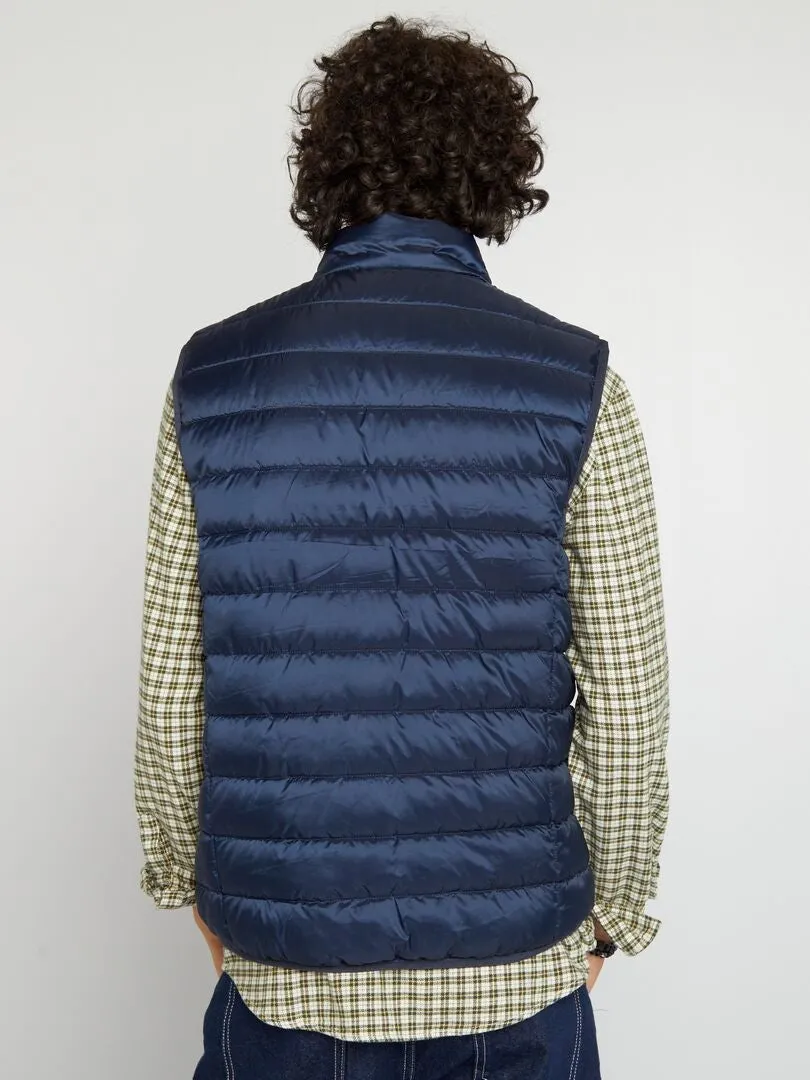 ANORAK SIN MANGAS LISO  AZUL
