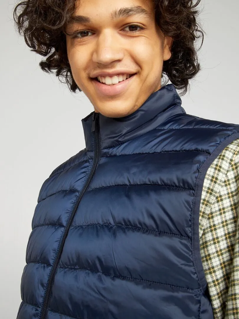 ANORAK SIN MANGAS LISO  AZUL