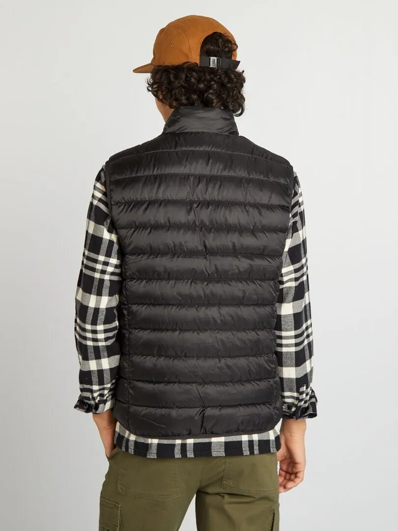 ANORAK SIN MANGAS LISO  NEGRO