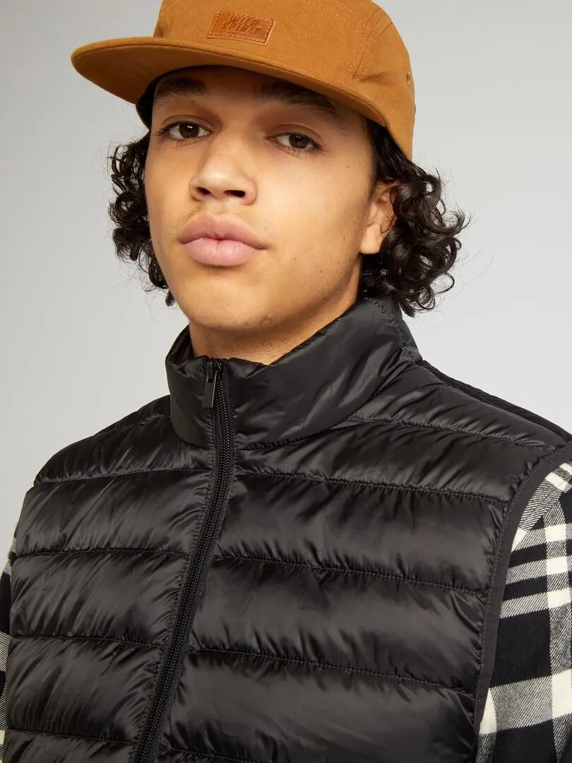 ANORAK SIN MANGAS LISO  NEGRO