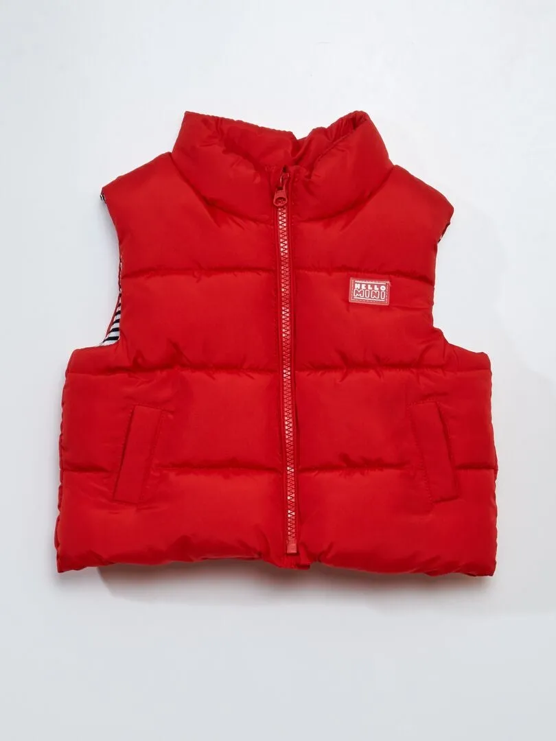 ANORAK SIN MANGAS  ROJO