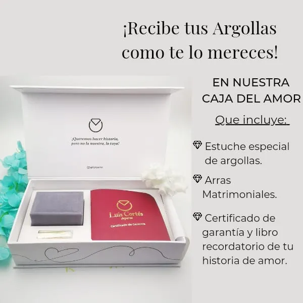 Argollas De Oro 18K / REF. 013AOA
