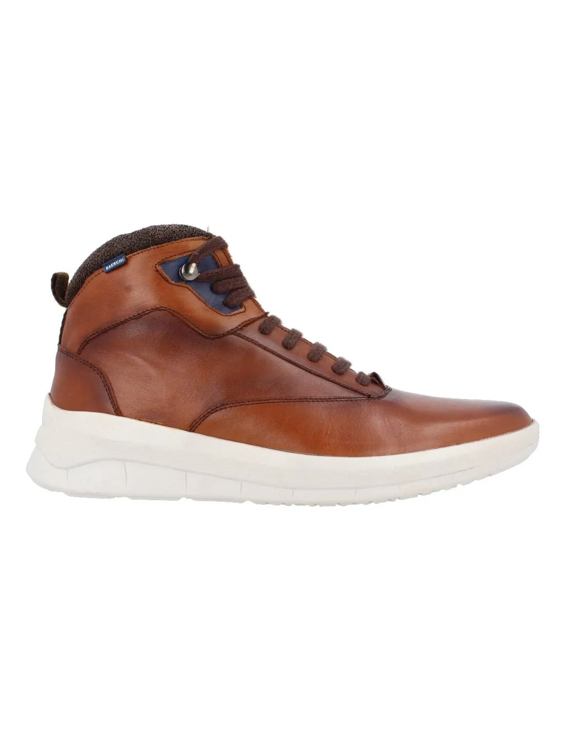 BAERCHI  BOTA FLEXIBLE ACORDONADA CHACO CUERO