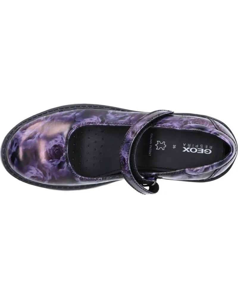 BAILARINAS DE MUJER Y NIñA GEOX J6420J 000FC J CASEY C9266 BLACKLILAC