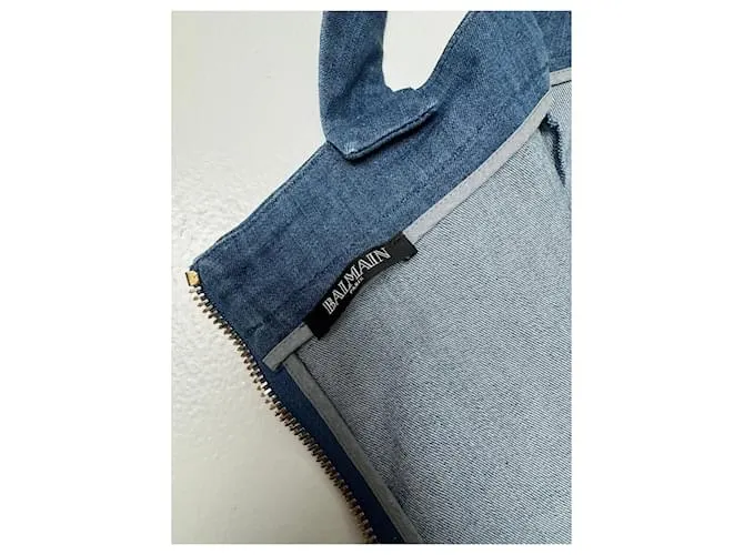 Balmain Vestidos Azul 
