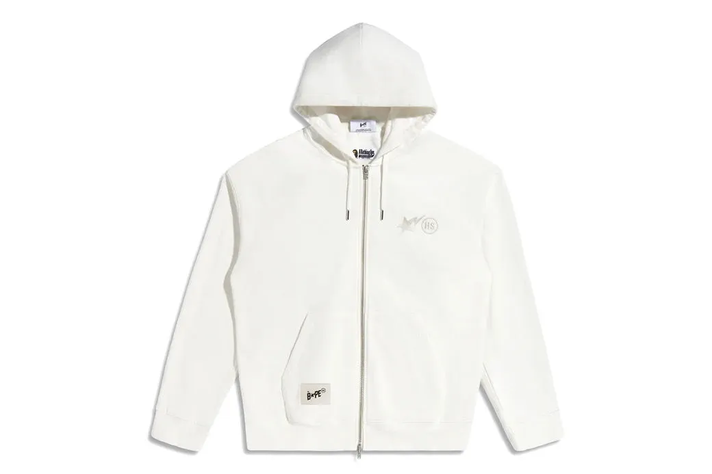 BAPE BAPE x Highsnobiety Full Zip Hoodie Ivory