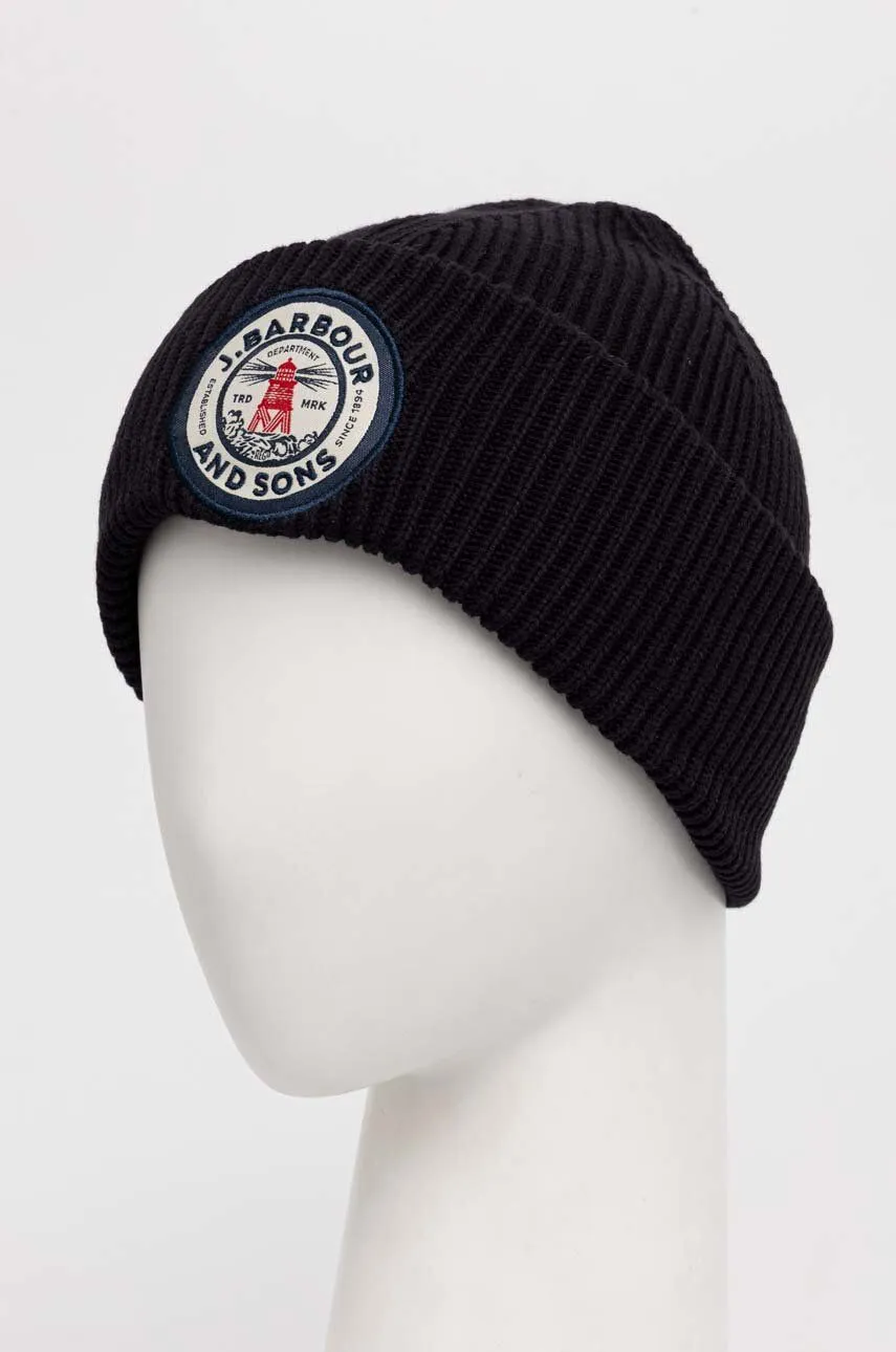 Barbour Beanie with Logo Patch