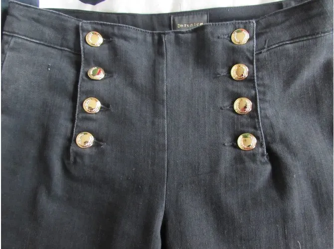 Berenice Pantalones, polainas Negro 