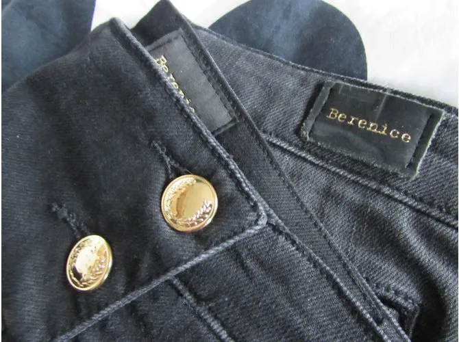Berenice Pantalones, polainas Negro 