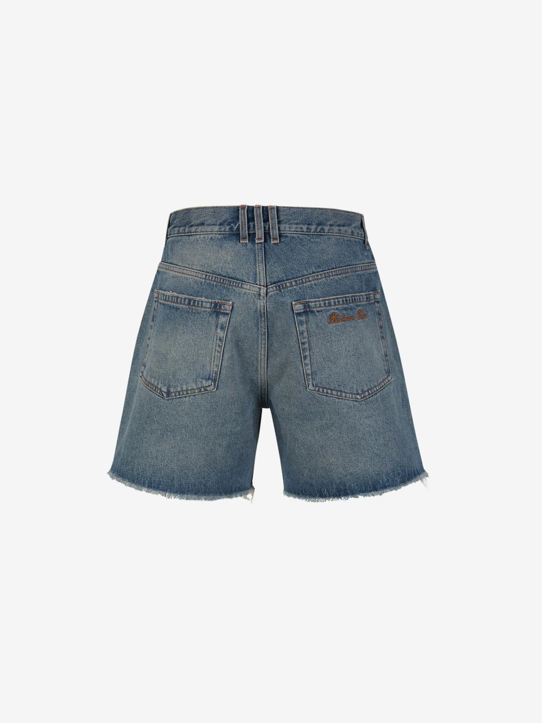 Bermuda Denim Desgastado