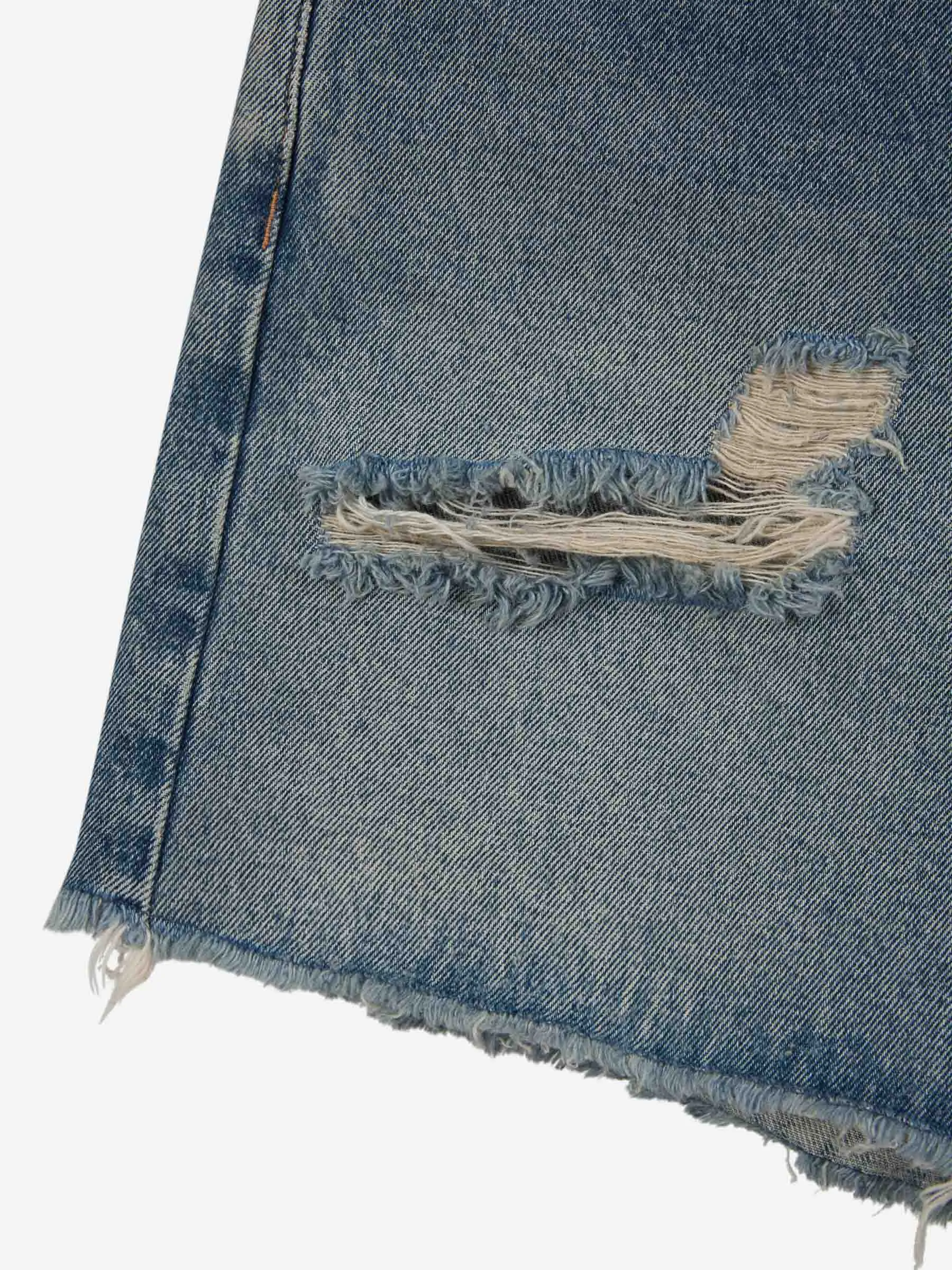 Bermuda Denim Desgastado