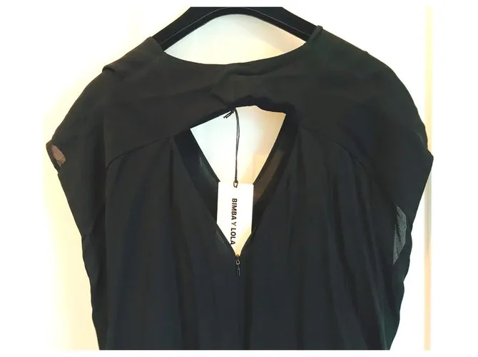 Bimba & Lola Vestidos Negro 