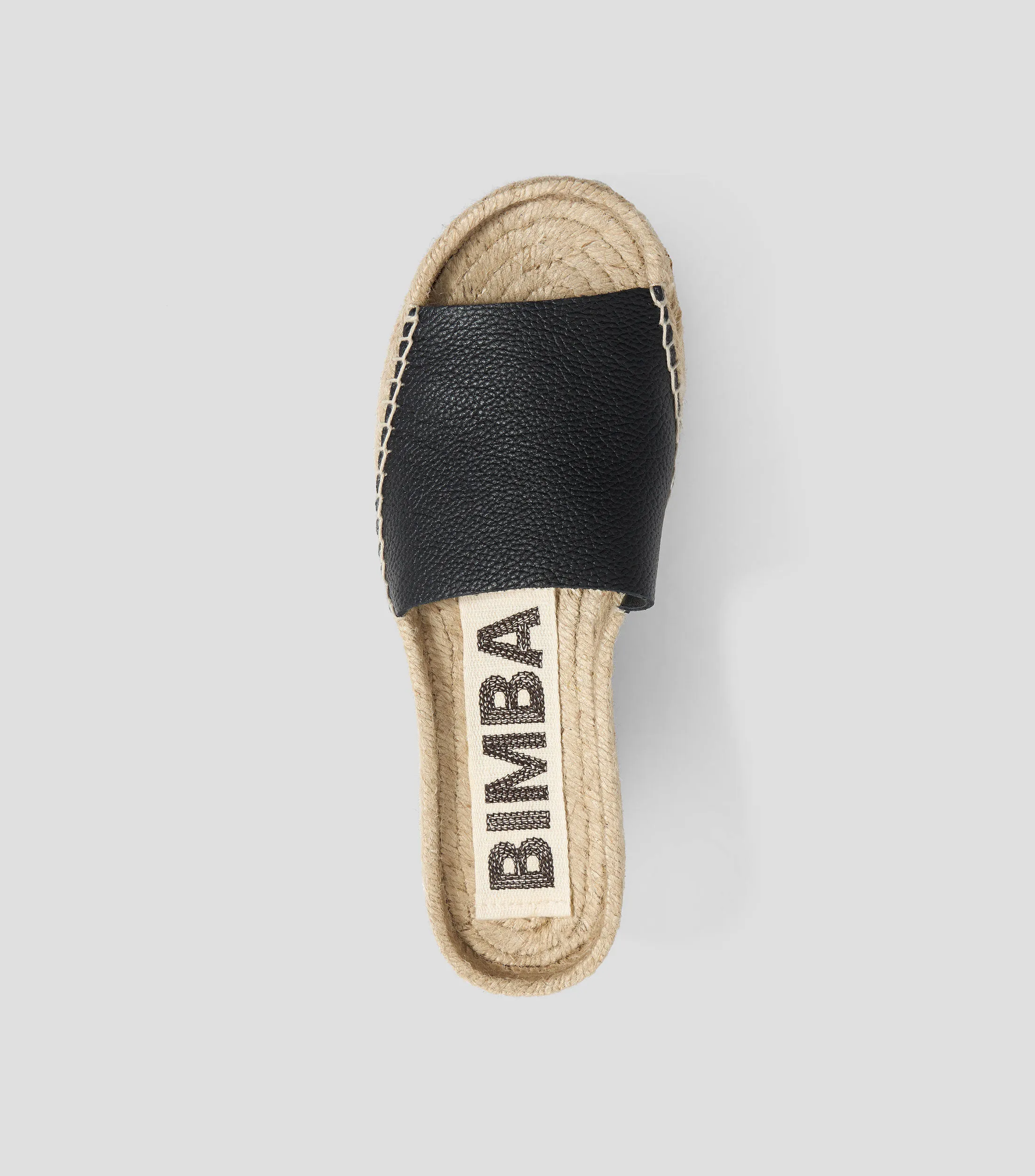 Bimba y Lola Sandalias en piel con tacón medio de cuña y plataforma Mujer
