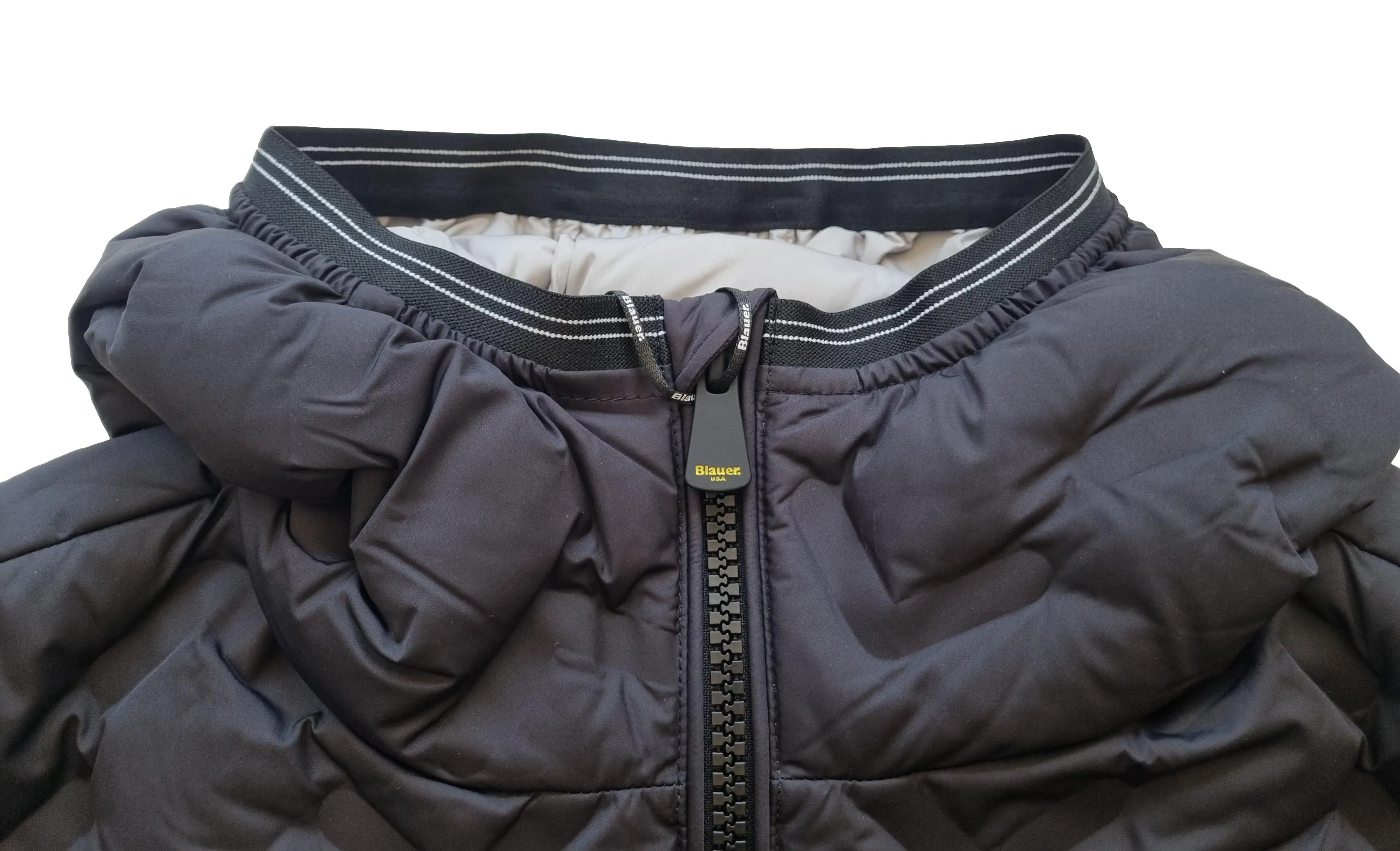 BLAUER Anorak de hombre con cinta en las esquinas 24WBLUC03125 006952 negro