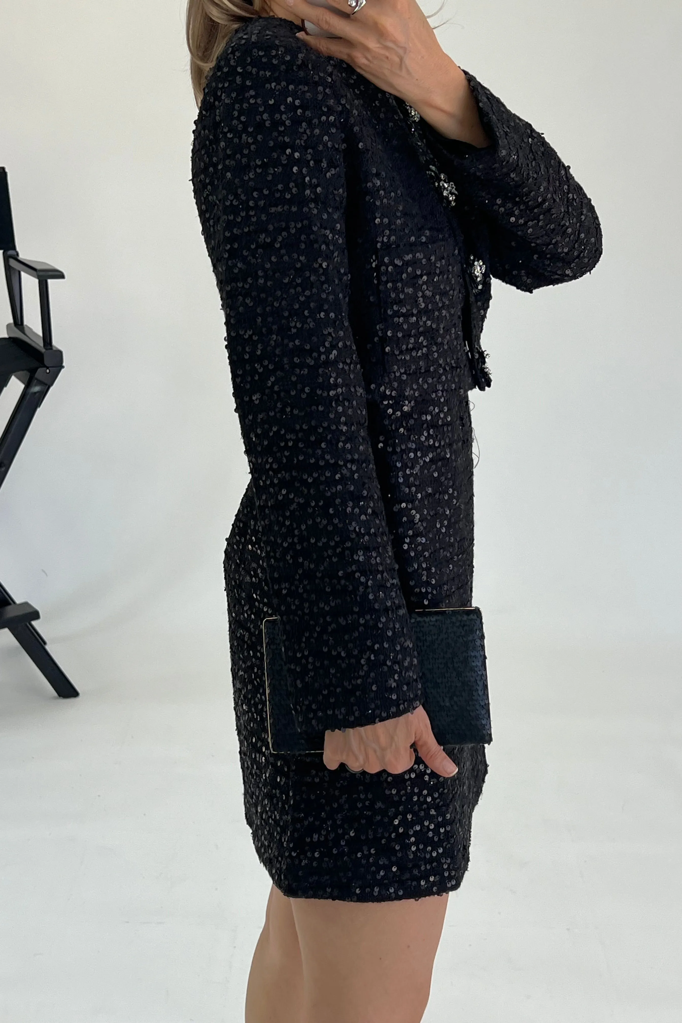 BLAZER BOTONES FLORES