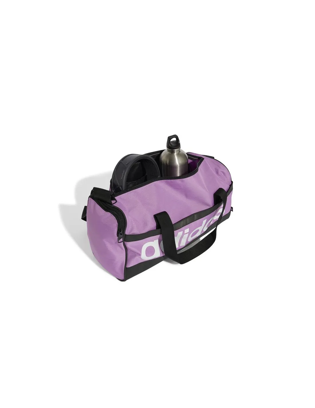 Bolsa adidas Essentials Linear Duffel Bag Extra Small Morado